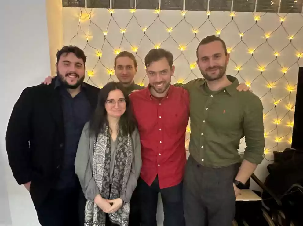 A picture of the tech team